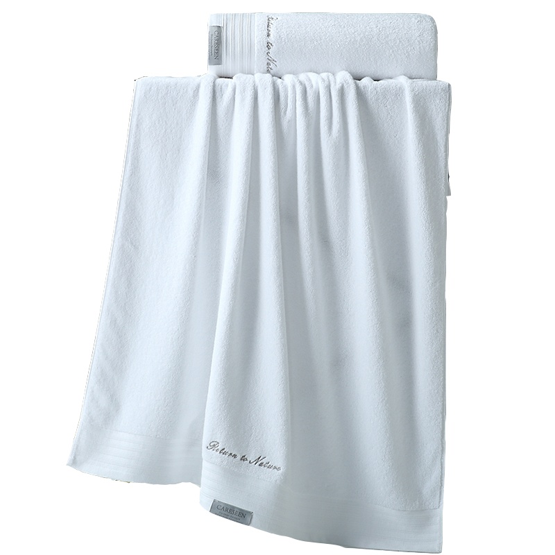 康尔馨纯棉浴巾家用可穿可裹纯棉吸水全棉大毛巾纯色酒店成人浴巾男女(铂尔曼浴巾)