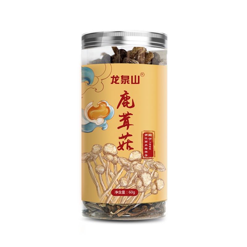 龙泉山鹿茸菇干货60g/罐 鹿茸菌新鲜干蘑菇食用菌福建特产爆炒煲汤好材料干货