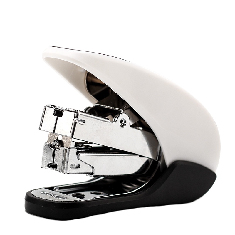 得力0370迷你订书机0370自带启钉器订书器12号针办公文具24/6 26/6 20张/80g