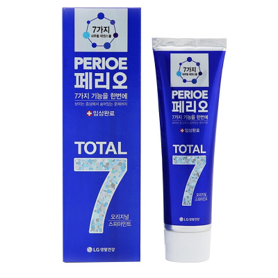 LG 倍瑞傲(PERIOE) TOTAL7 基本护理牙膏 120g 蓝色