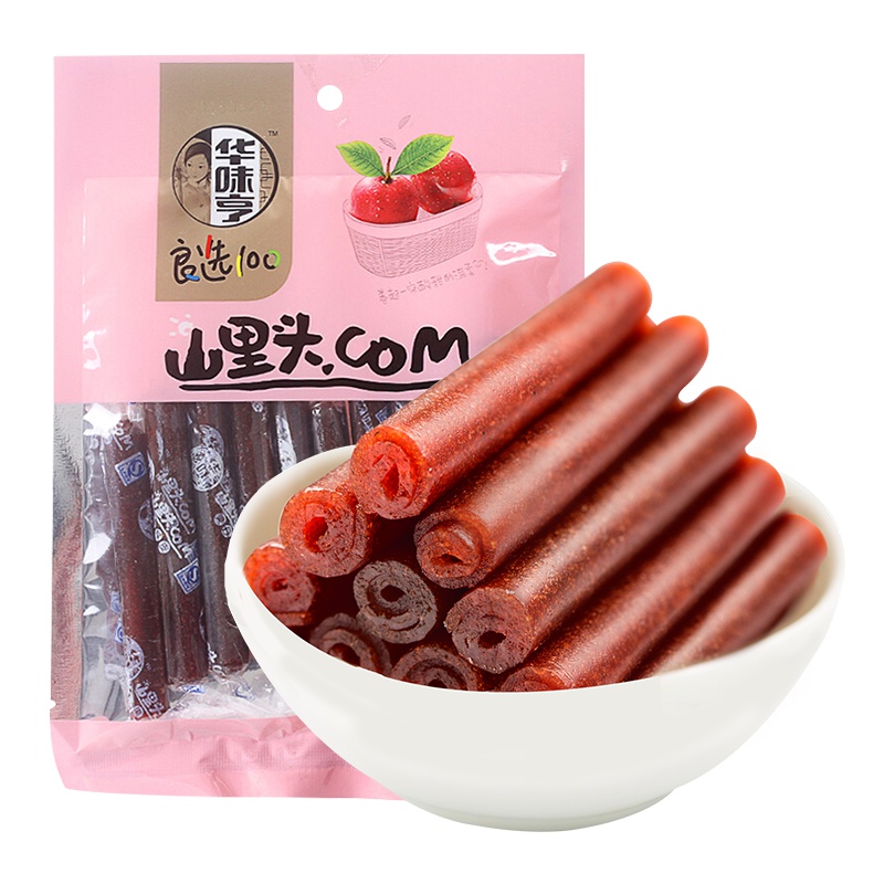 华味亨 果丹皮150g/袋 休闲零食 山楂卷 零食 蜜饯 果干 小吃 办公零食