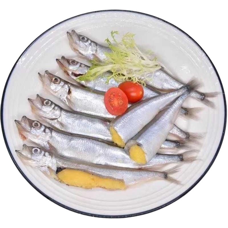 多春鱼满籽海鲜鱼籽鲜活冷冻特大多春鱼新鲜多籽鱼海鲜 一斤装