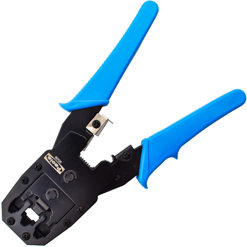 [苏宁自营]保拉(Paola)工具 4P/6P/8P三用网络压线钳 宽带水晶头压接钳夹线钳 3009