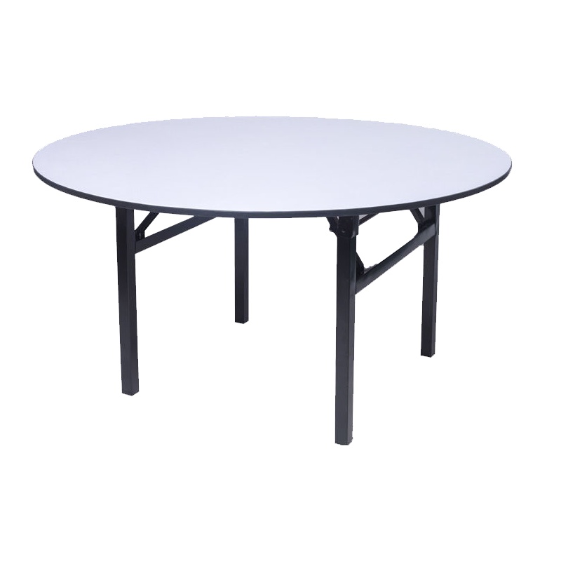 卡里鳄卡里鳄白色大圆桌酒店餐桌含桌套KLE—YYZ07食堂大圆桌折叠餐桌宴会厅大圆桌餐桌酒店餐桌