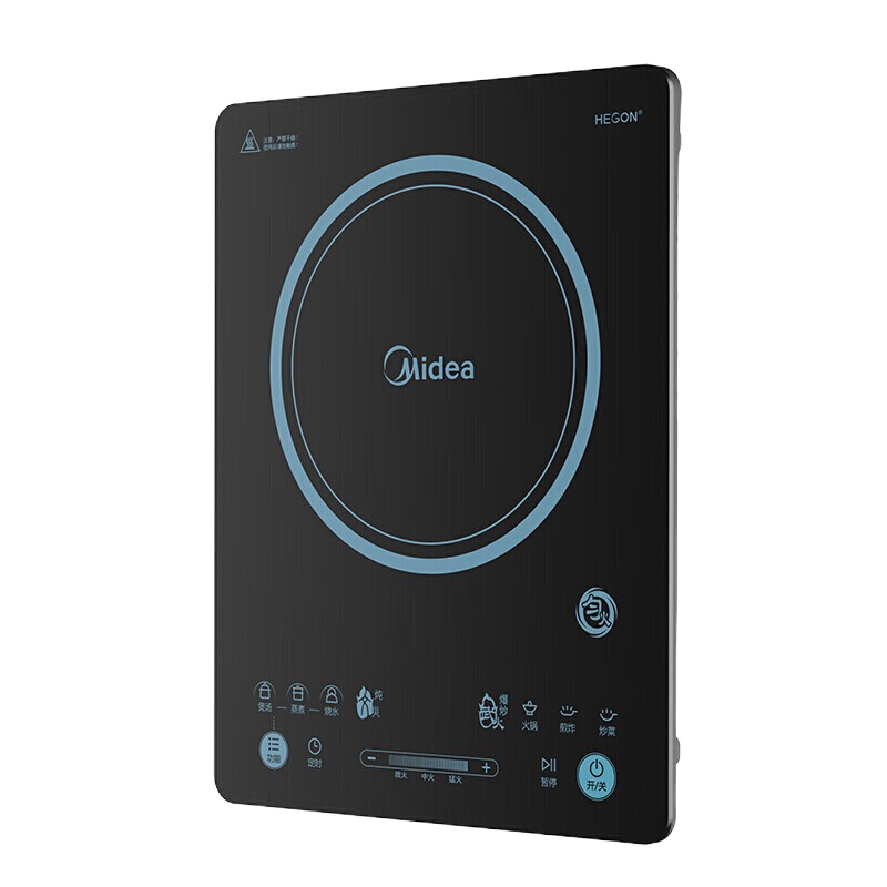 美的(Midea)电磁炉 家用电磁炉2200W功率池电磁炉匀火触摸速热爆炒 RH2275