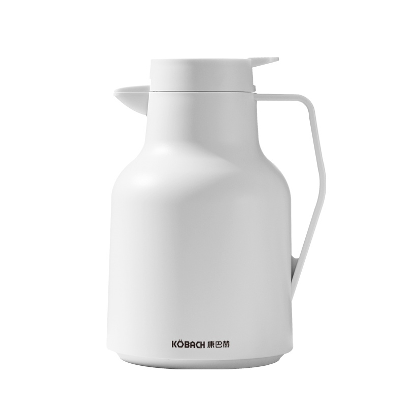 康巴赫智能保温壶双层红胆玻璃1.5L容量智能温度显示长效保温防烫保温壶 智能红胆玻璃保温壶