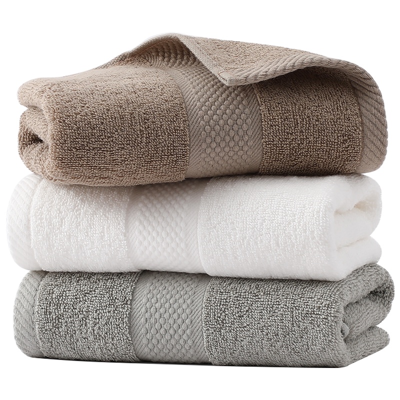 洁丽雅(Grace)毛巾家纺 纯棉素色长绒棉柔软强吸水A类洗脸面巾