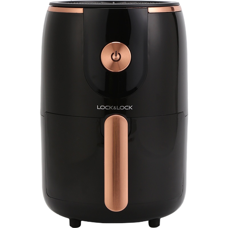 乐扣乐扣（LOCK&LOCK）空气炸锅EJF211BLK 家用多功能 无油煎炸锅 迷你1.6L小容量 黑色