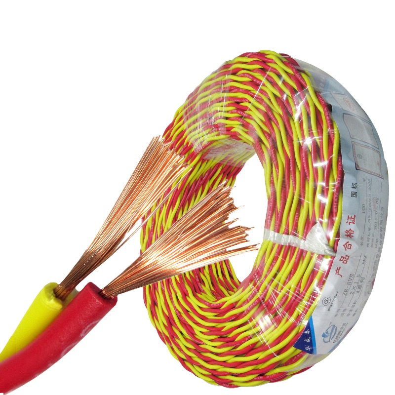 花线 电线 家用纯铜RVS2芯2* 1.5 消防双绞线电瓶车充电