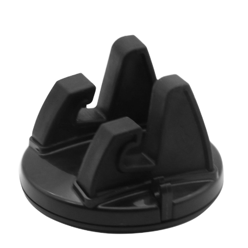 火豹车载手机导航支架华为粘贴式汽车中控台车内仪表台车上通用支撑驾 普通款横竖屏手机架黑色手机座