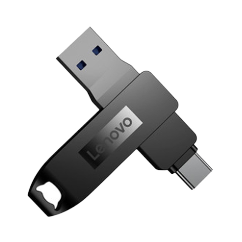 联想(Lenovo)小新U盘X3CProU盘 Typec双接口高速USB3.1优盘 32G 黑