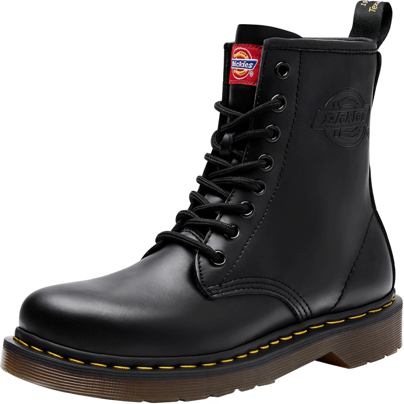 Dickies马丁靴男女靴2020秋季新款英伦风薄款黑色马丁靴情侣靴204M50LXS83
