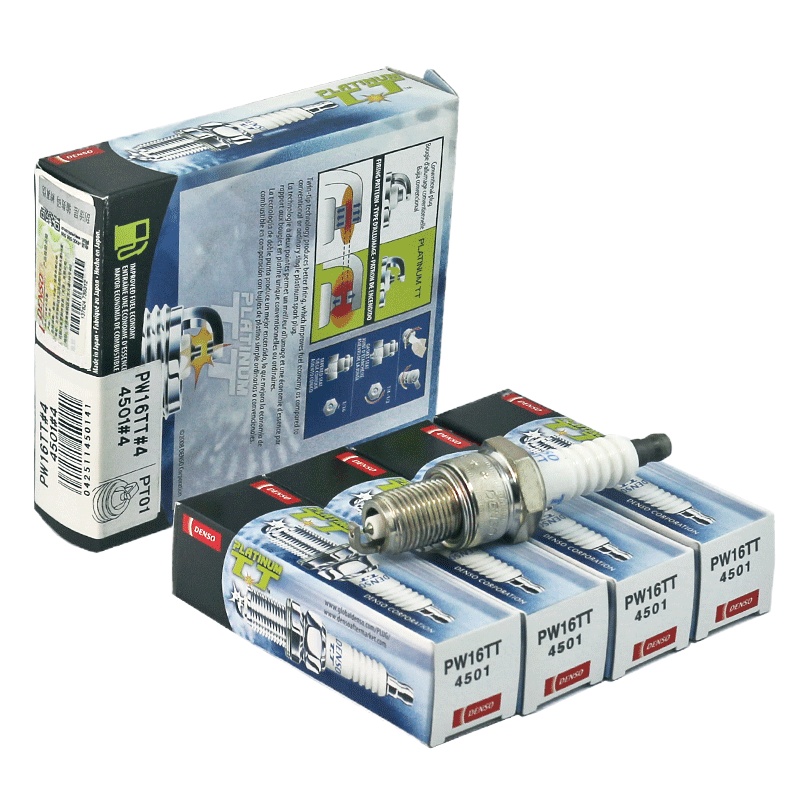 电装(DENSO)TT白金火花塞PW16TT适配桑塔纳/高尔/夏利/赛骏/奥拓/赛弗/宾悦/瑞风/海狮(4支装)
