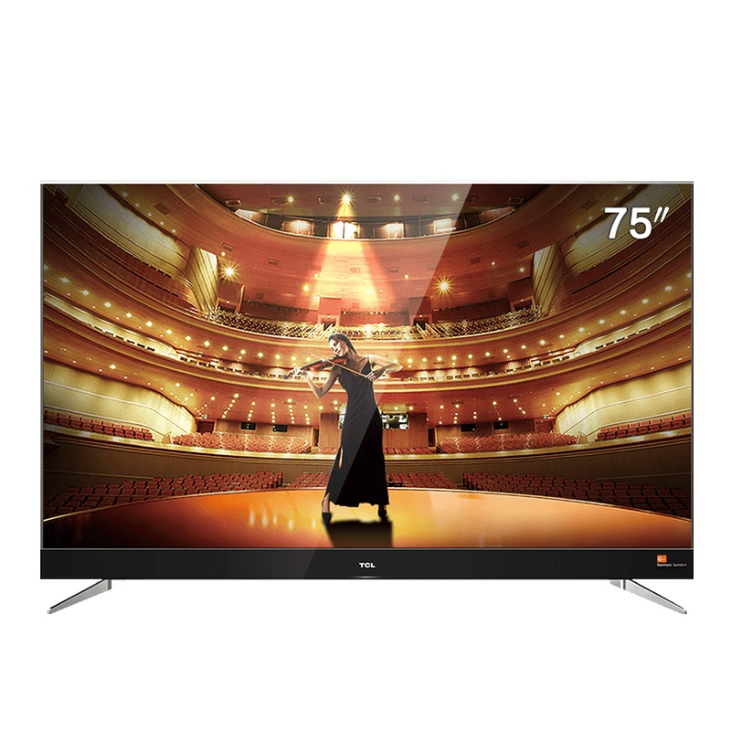 TCL 75C2A 75英寸 4K超高清 HDR 哈曼卡顿音响 34核安卓智能LED电视