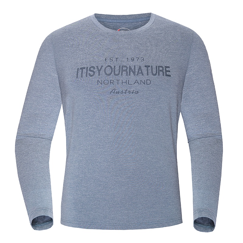 诺诗兰（NORTHLAND）运动户外男式休闲圆领长袖GQ065515