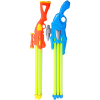 水枪儿童玩具喷水沙滩打水仗抽拉式智扣女孩大容量戏水呲滋小漂流男孩