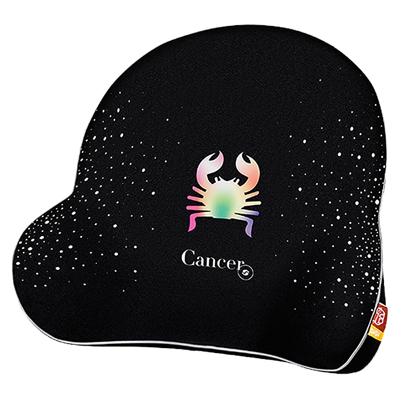 GiGi汽车腰靠 腰枕 竹炭记忆棉车用办公用背靠垫 腰靠枕GC-62巨蟹座