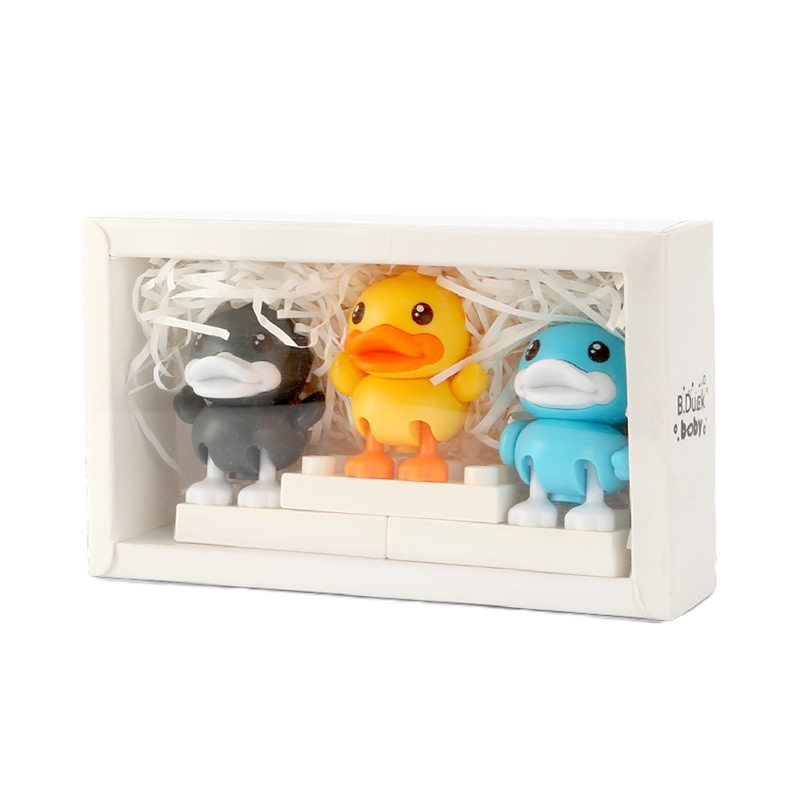 B.DUCK小黄鸭可爱卡通公仔可调节公仔摆件男孩女孩玩具