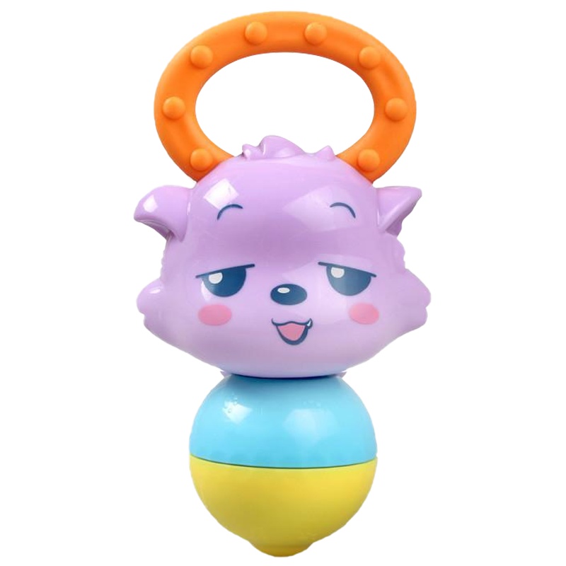 澳贝(AUBY) 喜洋洋与灰太狼 益智玩具 灰太狼牙胶摇铃 婴幼儿童摇铃牙胶 465203