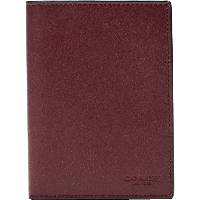 COACH 蔻驰 女士牛皮卡包护照包 38080