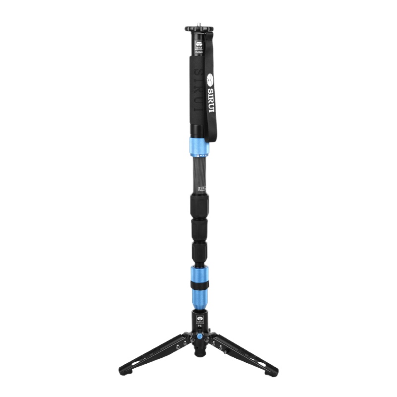 思锐（SIRUI）P224SR专业独脚架摄影摄像单反相机支架 便携碳纤维独角架支架 高1.6米 三脚支撑碳素主架送脚架包