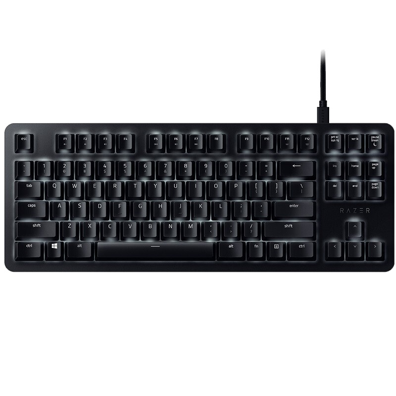 雷蛇(RAZER)黑寡妇蜘蛛轻装版RZ03-02640100-R3M1电脑办公打字游戏有线87机械键盘