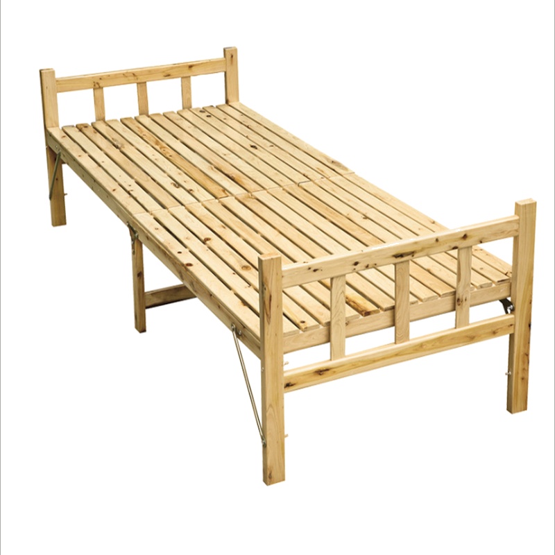 逐鹿中原实木折叠床双人床加固单人床PZH731实木折叠床