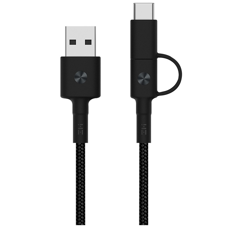 ZMI(紫米) Micro转Type-C二合一编织线USB连接线