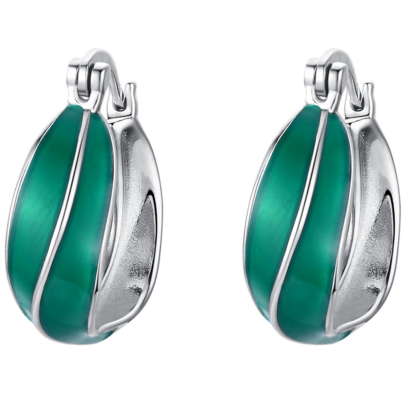 佰色传情2020年新款高级感纯银耳环女冷淡风耳圈耳钉圈圈耳饰