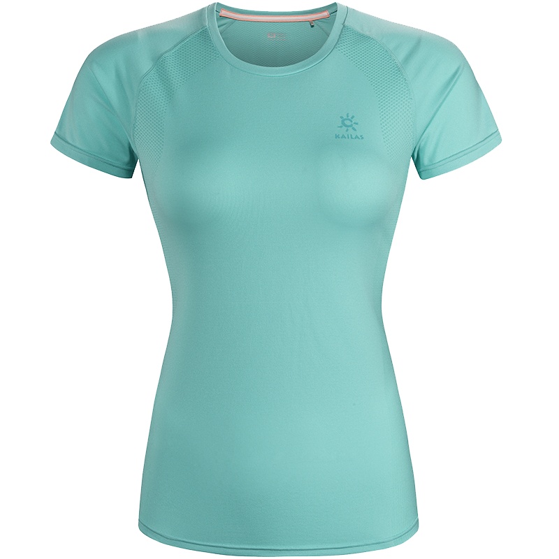Kailas凯乐石 户外运动女款风翼飞织跑山功能T恤速干T恤运动短袖健身