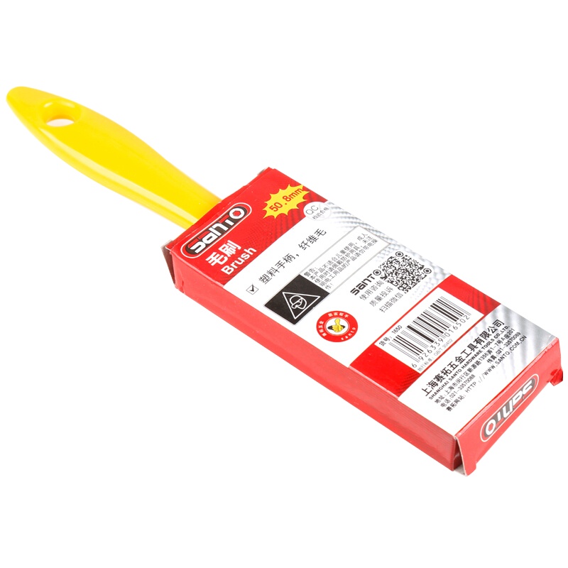赛拓（SANTO）1650 2寸毛刷油漆刷扫灰刷猪毛刷油刷排笔刷食品刷烧烤配件多功能刷子