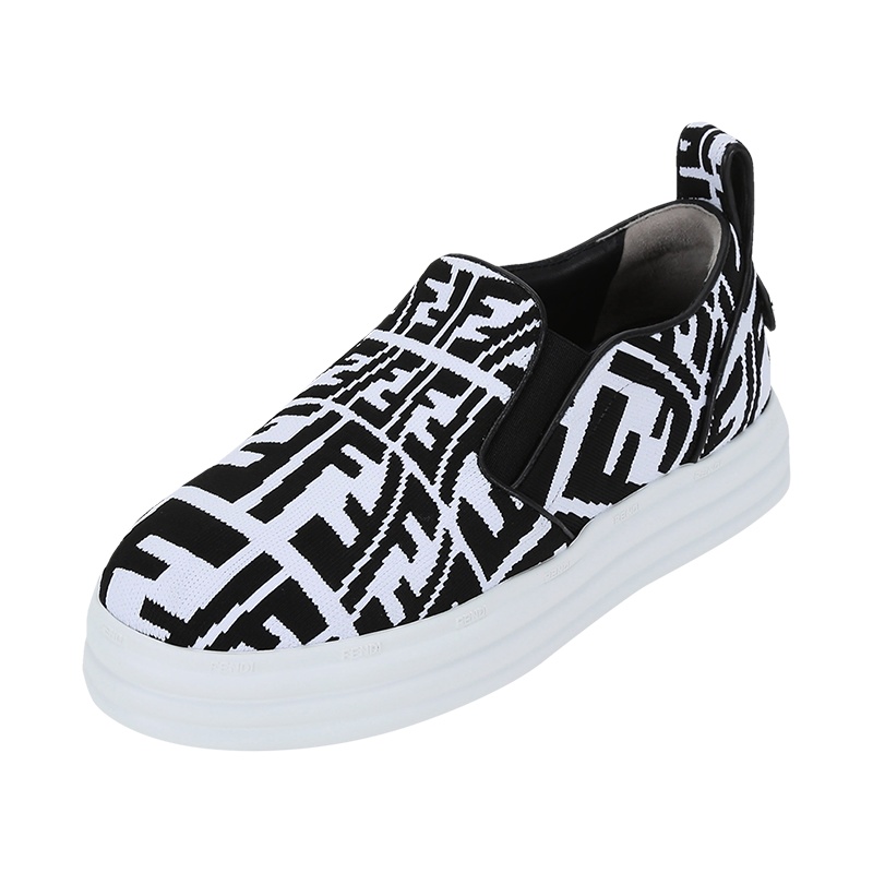 FENDI 女士织物懒人鞋休闲鞋8E8138 AE7V