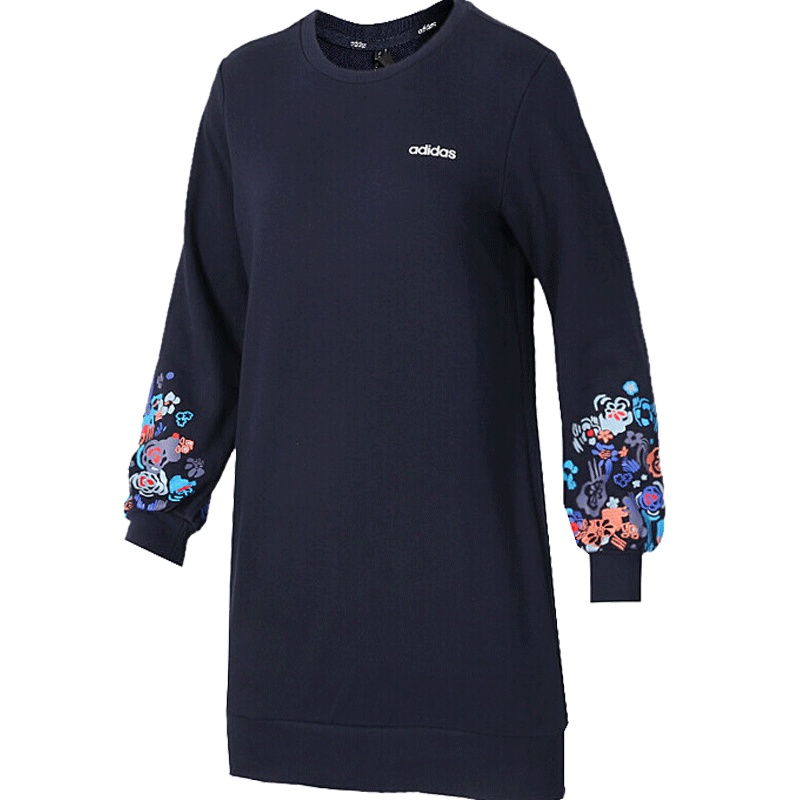 adidas neo阿迪休闲2019女子W ARTIST DRESS连衣裙DW7760