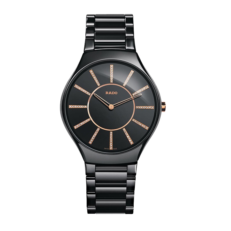 雷达(RADO)瑞士手表真系列时尚休闲简约商务石英女士手表R27741702
