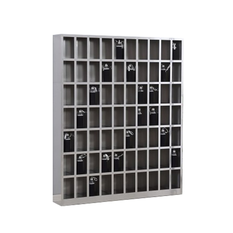 臻远不锈钢水杯柜茶杯柜 201不锈钢70格水杯柜