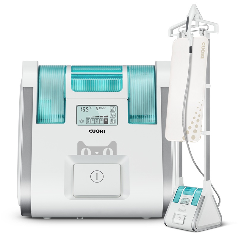 CUORI卓力智能增压挂烫机BG546家用蒸汽航空铝材双杆挂立式熨烫手持式蒸汽熨斗 绿