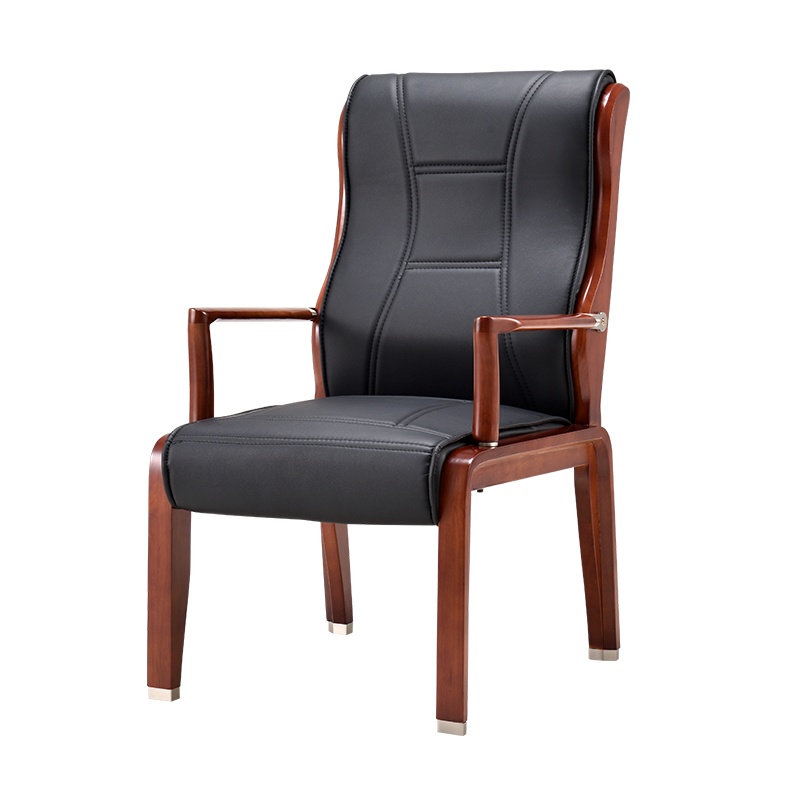 全简老板椅经理椅实木办公会议椅子大班椅皮座椅