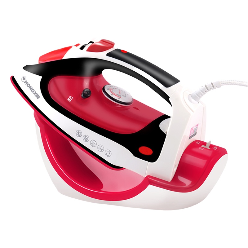 上海红心电熨斗RH150额定功率2000W无线有线两用手持家用充电烫斗爆炸蒸汽干烫湿烫两用苏宁自营