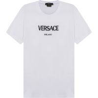 范思哲 VERSACE 男士 棉质修身版圆领短袖T恤A89019 A228806