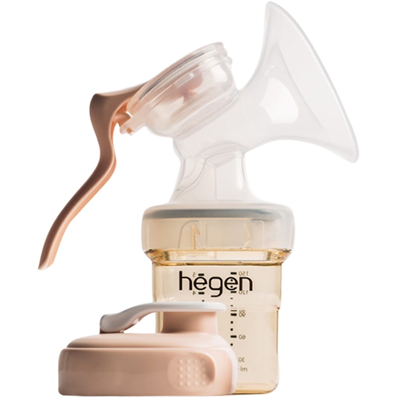hegen新加坡原装进口手动吸乳器吸奶器吸乳舒适无痛吸力大孕产妇拔奶PP材质标准口径