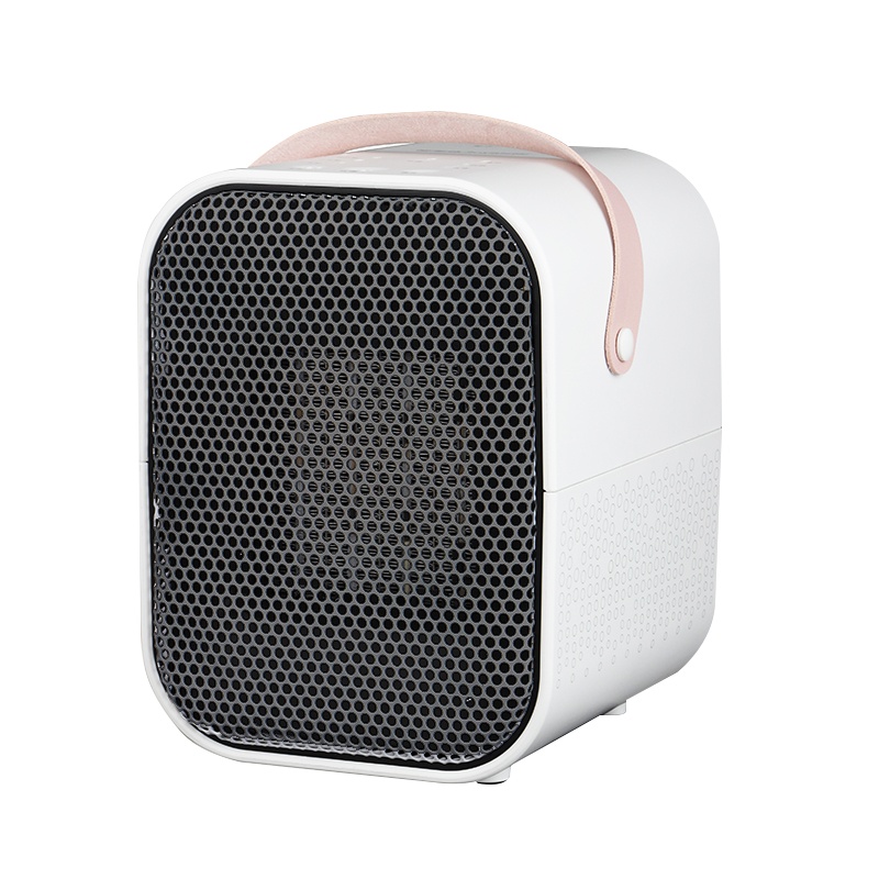 苏宁宜品取暖器暖风机PTC陶瓷发热家用小型安全节能电暖气办公休闲多场景使用加热器三档调节智能温控桌面取暖器-黑面罩