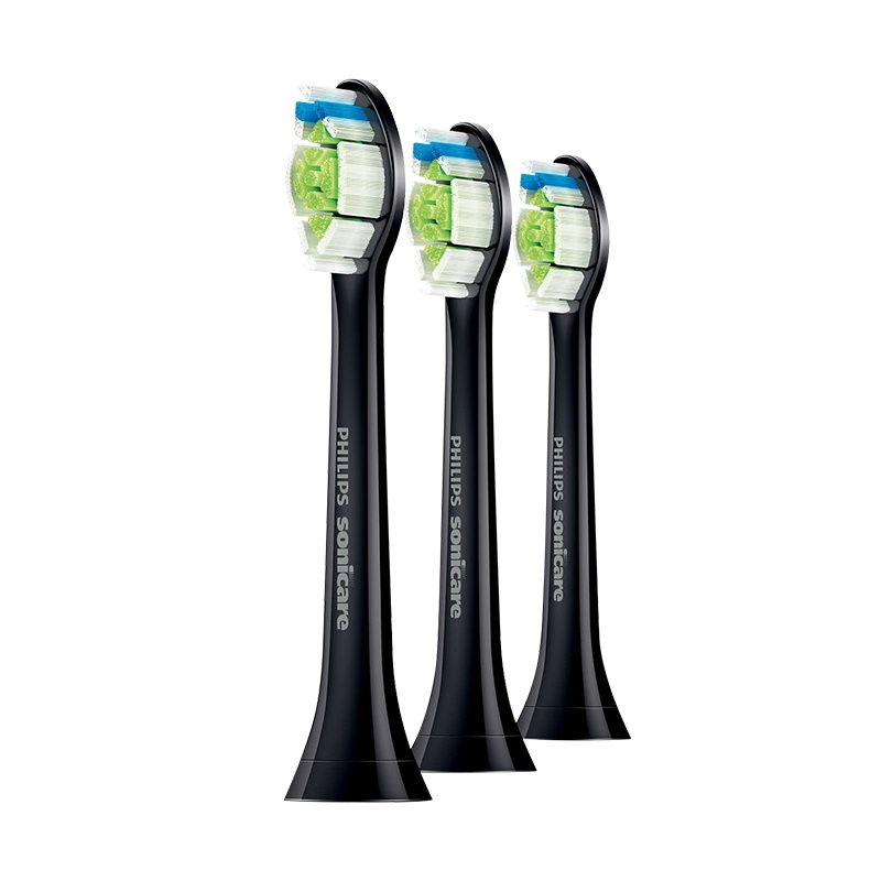 飞利浦(Philips) 电动牙刷头 清洁亮白型3支装 适配HX9362/HX9302等型号 HX6063/96