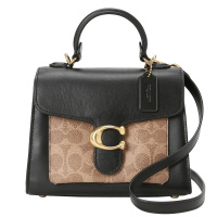 COACH TABBY 通勤手拎 C扣 老花拼皮 870