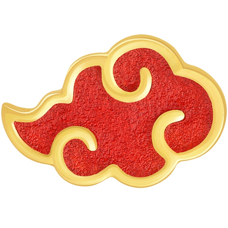 周生生(CHOW SANG SANG)金(足金)火影忍者晓耳钉单只耳钉 定价