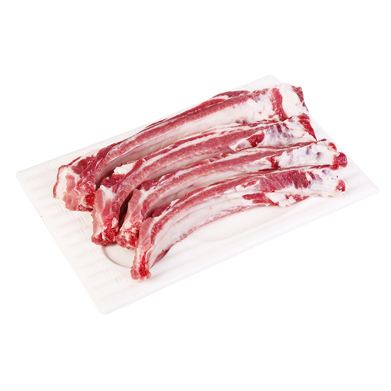 野蛮香 现杀新鲜黑猪肉净排(买就送肉馅或臻蘑) 黑猪排骨段400g*5净排新鲜排骨 精修免切带肉猪汤骨 量贩装2000g