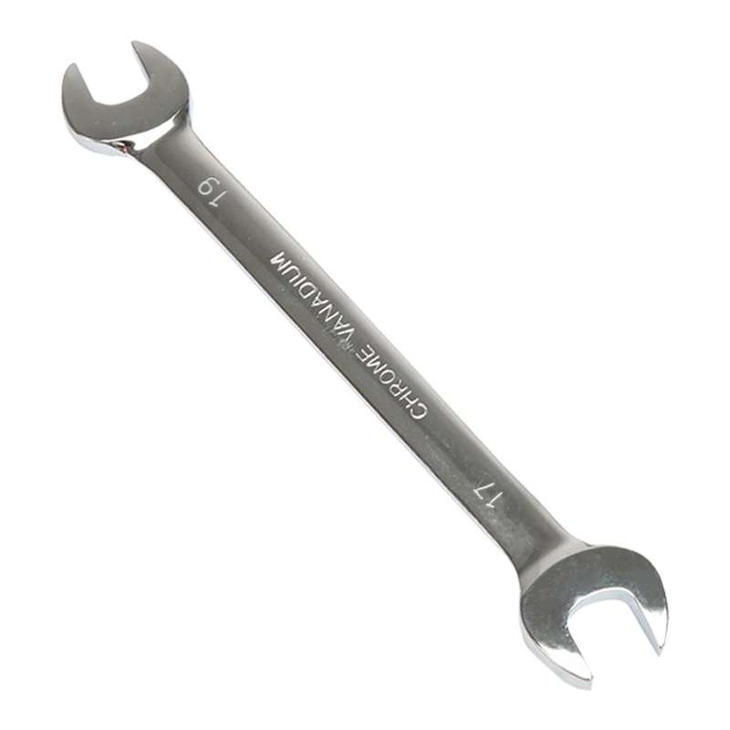 万克宝镜面全抛光双开扳手开口扳手 17*19mm W073054