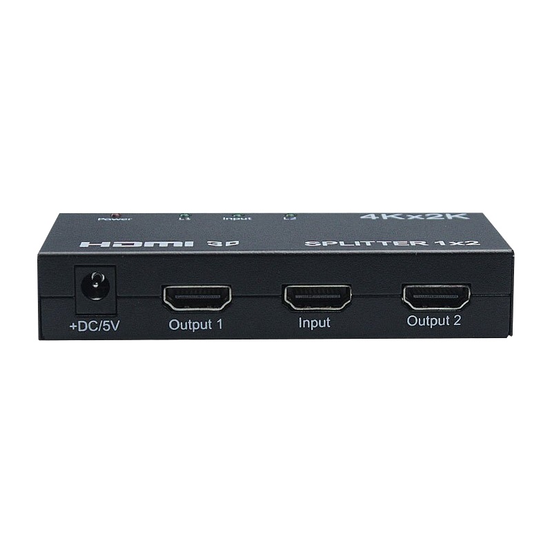 信特安 XTA0102HDHDMI分配器一进二出 1进2出2K*4K数字高清线视频分屏切换器一分二 电脑盒子接电视投影