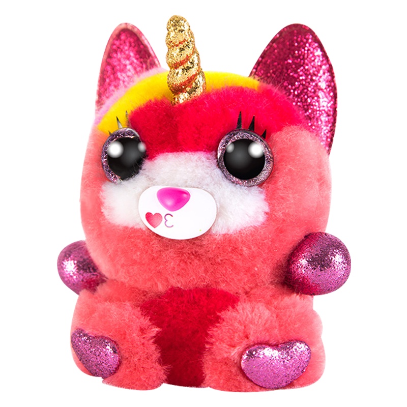 iDoon绒豆豆儿童玩具创意diy手工制作猫猫玩偶礼物女生毛绒娃娃女童女孩溶豆豆萌宠亲子互动礼物 2代绒豆豆-彩虹角