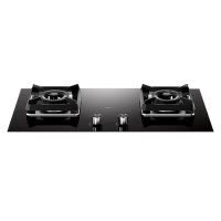 老板集团出品 燃气灶名气(MQ)B328A(液化气)4.5KW大火力 防爆黑晶面板 三重安全防护灶具