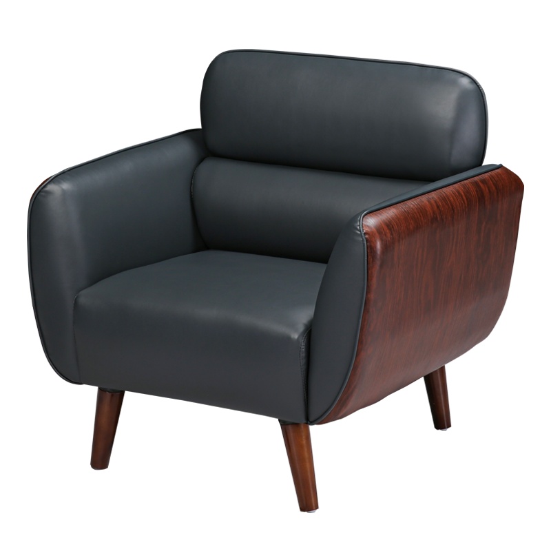 [红心家居]办公沙发现代简约单人位沙发